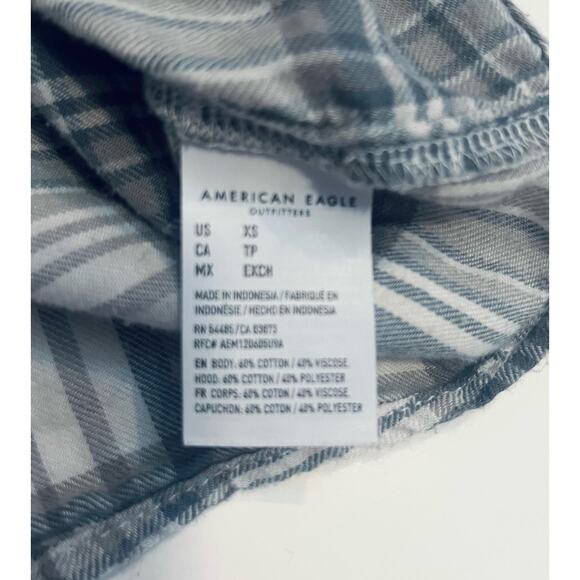 American Eagle crop flannel - Picture 8 of 8